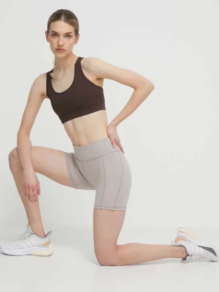 Tréningové šortky Reebok LUX COLLECTION sivá