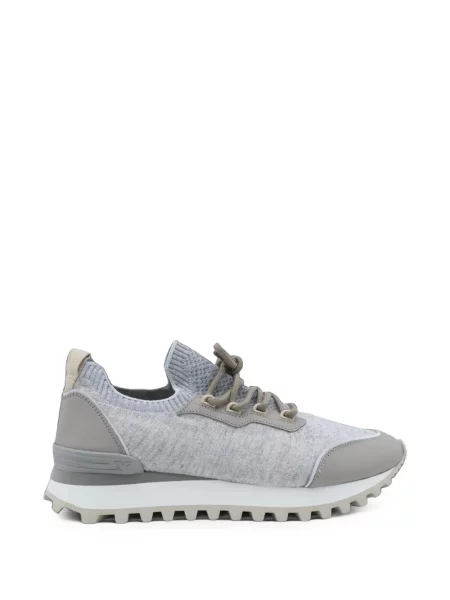 Sneakerși Eleventy tricotate gri