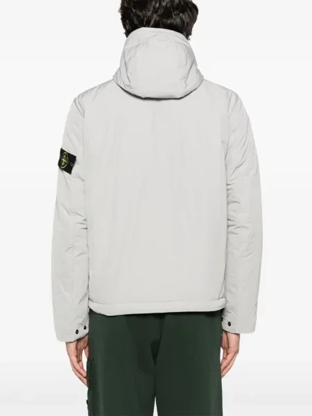 Яке Stone Island с качулка камъни сиво