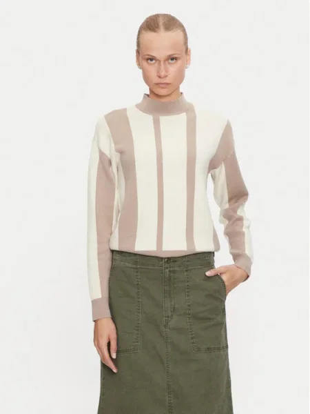 Vero Moda Pulover Gold New Art bej