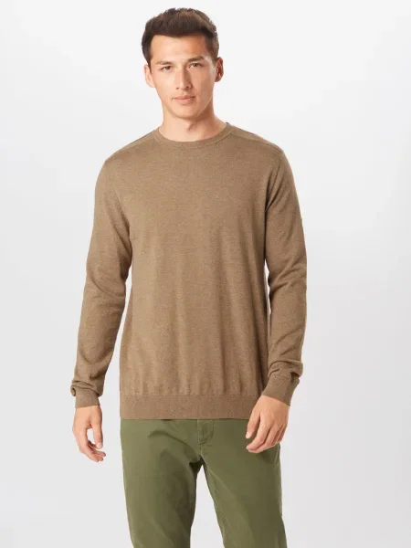 SELECTED HOMME Pulover SLHBerg închis bej