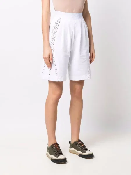 Pantaloni scurți Alberta Ferretti alb