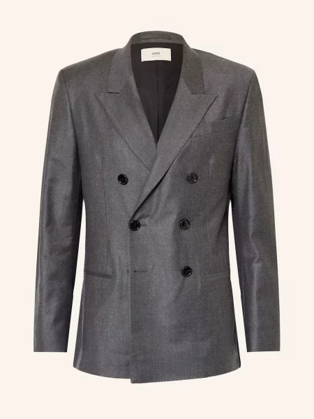 Ami Paris Oblekové Sako Regular Fit anthracite