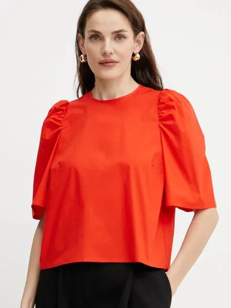 Блузка Ivy Oak ELISABETH ANN однотонна помаранчевий