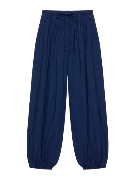 Pull&Bear Pantaloni albastru