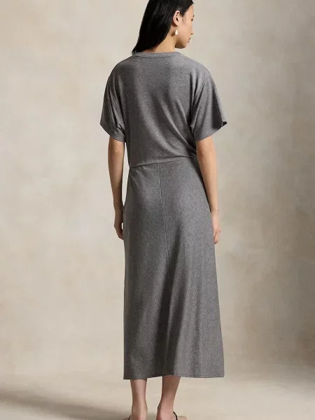 Polo Ralph Lauren LYOCELL-KNT-DRESSES sukienka gładka z lyocellu