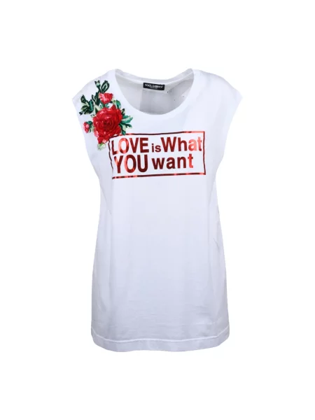 Top Dolce And Gabbana biały
