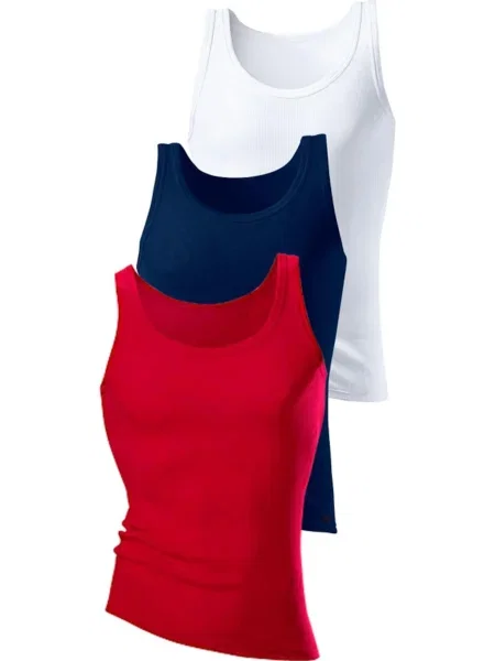 H.I.S Majica temno modra / rdeča bela