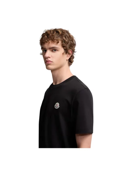 Koszulka Moncler z logo czarna