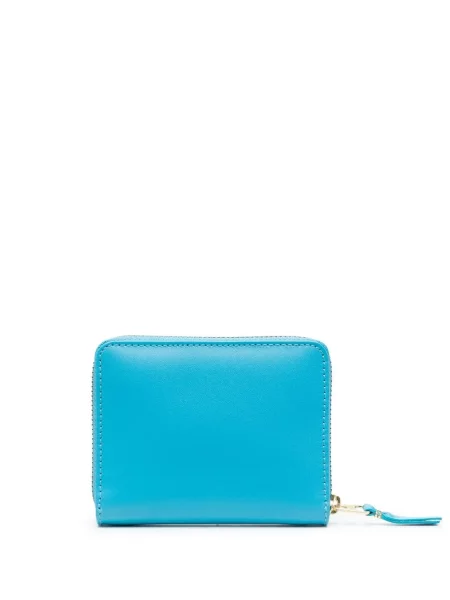 Portofel Comme Des Garçons Wallet din piele albastru
