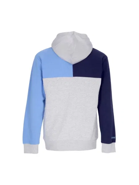 Bluza z kapturem Mitchell & Ness z kapturem polarowa wiązana szara