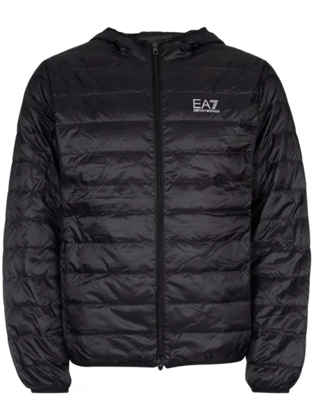 Geacă Ea7 Emporio Armani cu imagine negru