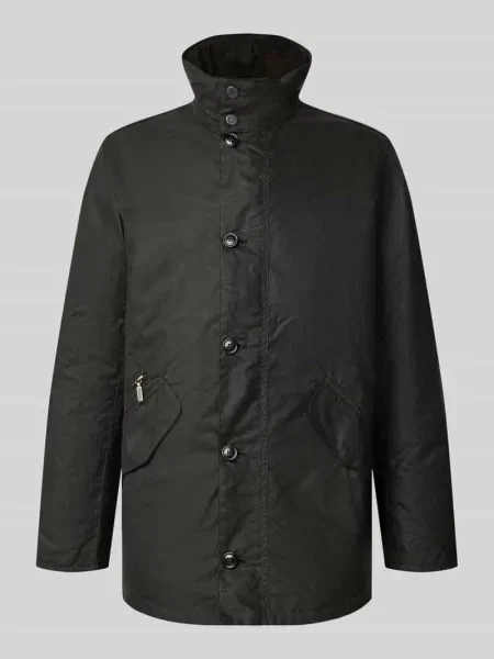 Parka o kroju regular fit z czystej bawełny Barbour oliwkowa