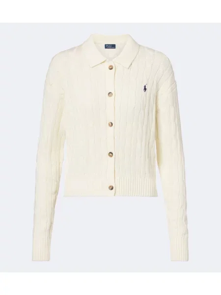 Cardigan Polo Ralph Lauren tricotate alb