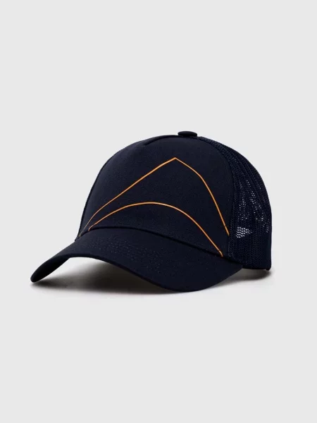 Шапка с козирка Montane Basecamp Logo с принт тъмносиньо