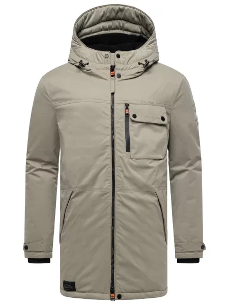 STONE HARBOUR Palton de iarnă Fintaan gri negru