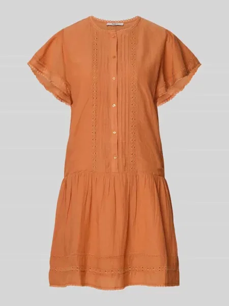 Sukienka jeansowa Pepe Jeans pomarańczowa