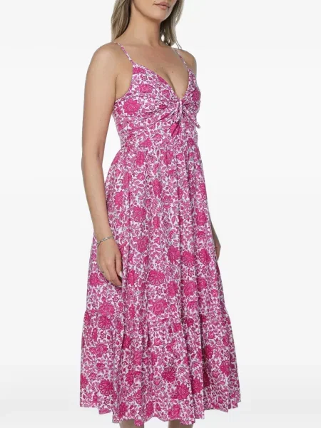 Rochie midi Michael Kors cu model floral cu imagine roz