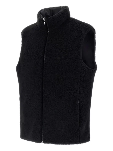 Vestă de fleece Herno din fleece negru
