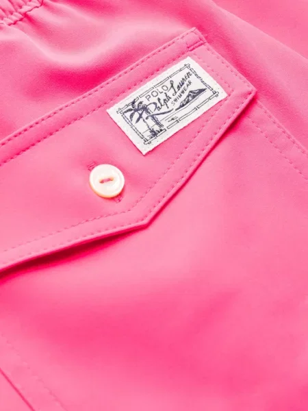 Поло тениска Polo Ralph Lauren бродирана розово