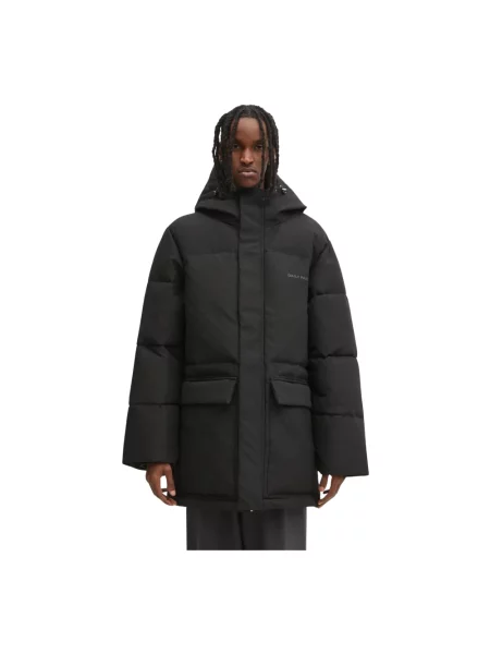 Daily Paper kurtka Oba Monogram Puffer zimowa czarny