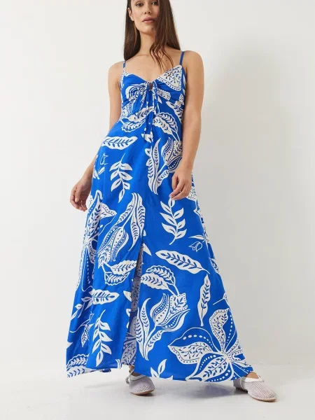 Bianco Lucci Rochie de vară albastru alb