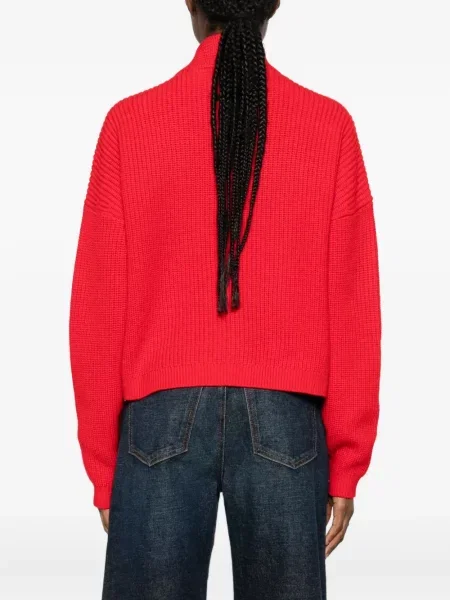 Cardigan Alice + Olivia cu decolteu în V roșu