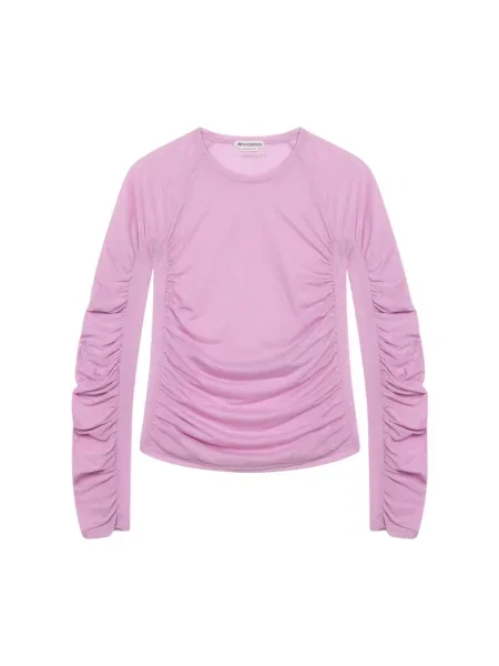 Top Jw Anderson z dżerseju różowy