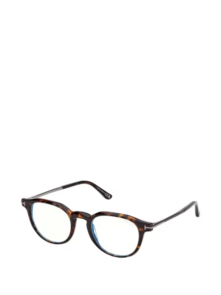Ochelari de soare rotunzi Tom Ford Eyewear maro