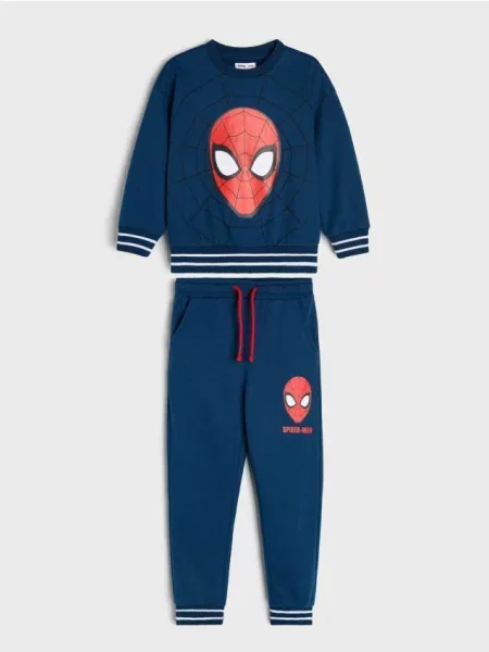 Sinsay Souprava mikiny a kalhot Spider-Man námořnická modrá