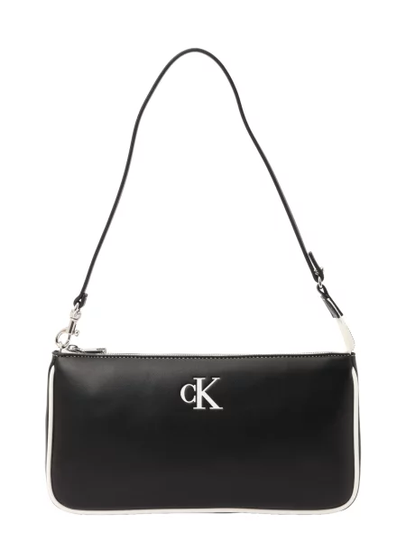 Geanta hobo Calvin Klein din piele negru