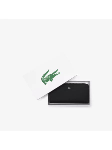 Lacoste Portfel Zapinany Na Daily City czarny