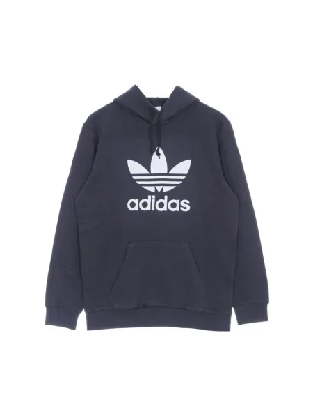 Bluza z kapturem Adidas z kapturem z granatem niebieska