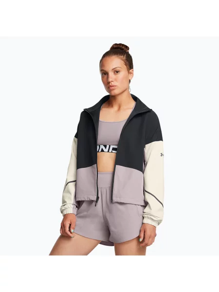Kurtka Under Armour Unstoppable black/summit white/tetra gray czarna