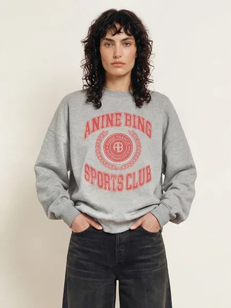 Anine Bing Bluza Miles grau szara