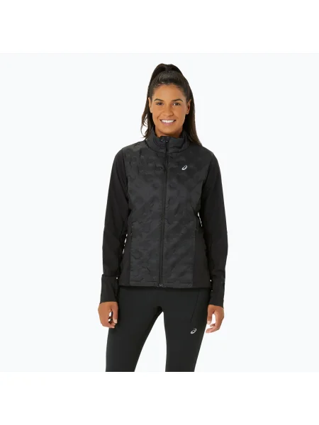Jachetă de alergare pentru femei ASICS Road Winter performance black negru