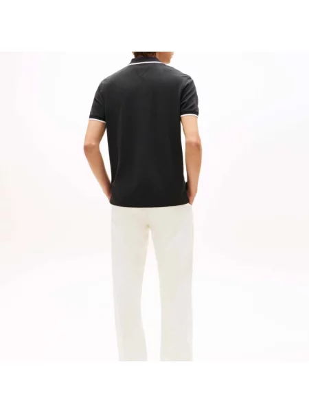 Koszulka polo Tommy Hilfiger czarna