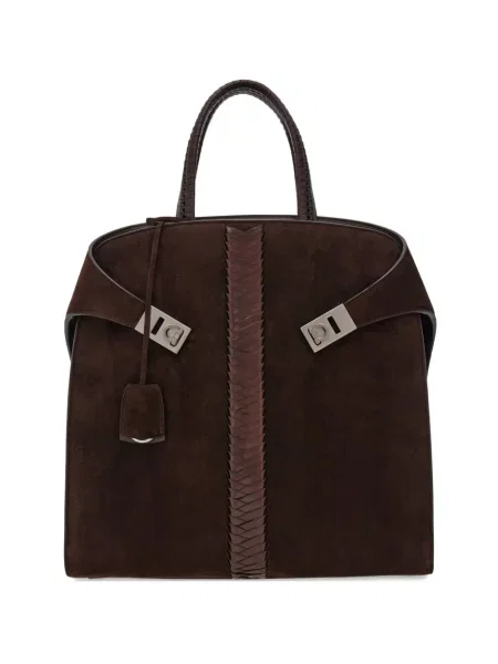 Geantă Ferragamo maro