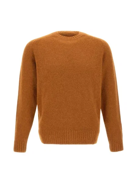Sweter Filippo De Laurentiis wełniany pomarańczowy