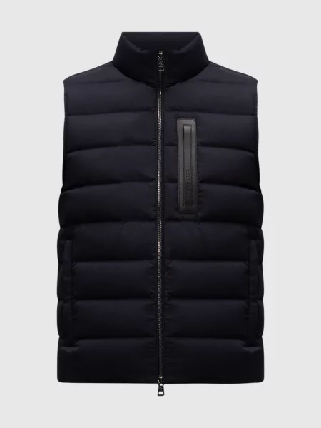 Пуховий жилет Giaf Moncler синій