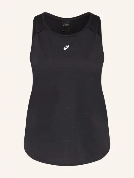 Běžecké tílko tank top ASICS Road Tank performance black černé