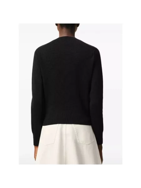 Sweter Ami Paris wełniany czarny