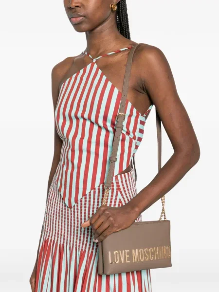 Colier Love Moschino maro
