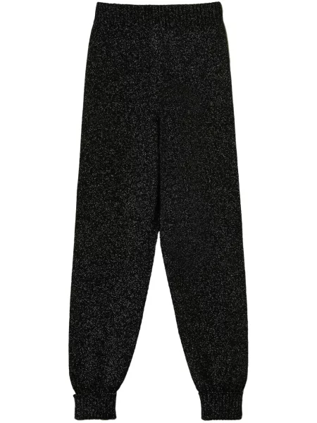 Pantaloni de jogging Twinset tricotate negru