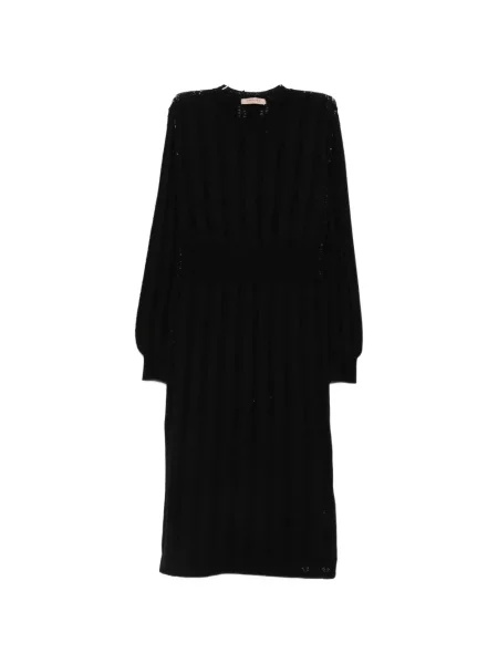 Lung rochie Twinset tricotate negru