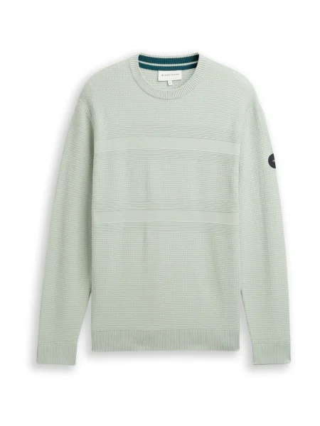 TOM TAILOR Pulover pastel verde
