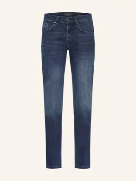 7 For All Mankind Džíny Slimmy Tapered Extra Slim Fit dkb dark blue modré
