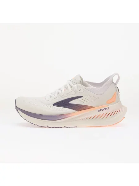 Sneakers Brooks Glycerin 23 White/ Mulled Grape/ Clear EUR 38 alb