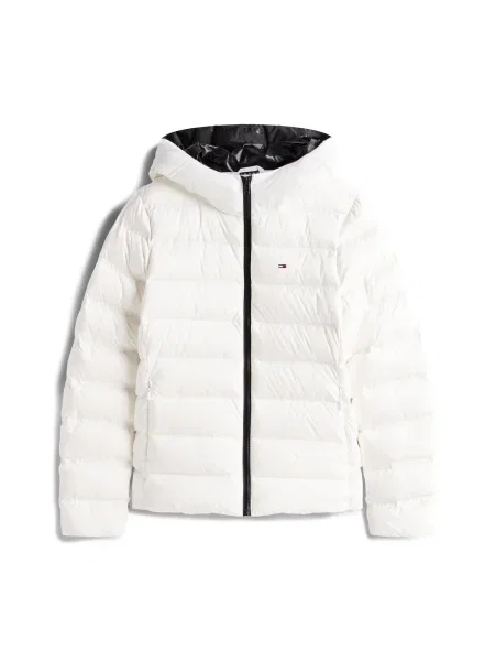 Tommy Jeans Geacă din puf alb