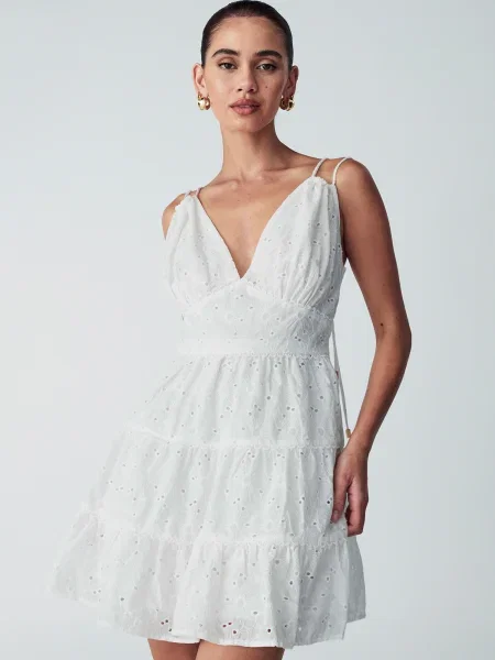 St MRLO Rochie de vară Nashvil' alb